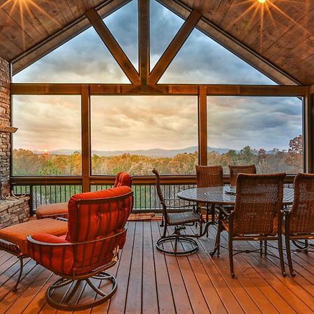 Eagles Crest - Long Range Layered Mountain Views In Peaceful Neighborhood! Villa Mineral Bluff Buitenkant foto