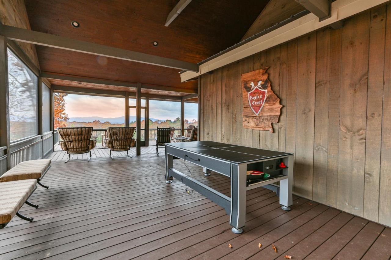 Eagles Crest - Long Range Layered Mountain Views In Peaceful Neighborhood! Villa Mineral Bluff Buitenkant foto